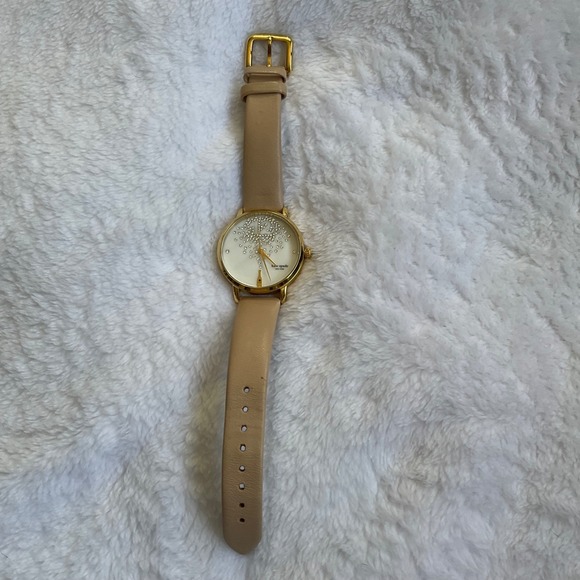 kate spade Accessories - Kate Spade Metro Cheers Goldtone Watch with Champagne Bottle